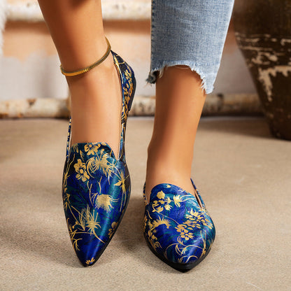 Women’s Flat Pointed-Toe Thin Shoes — Casual Everyday Flats FitiqueFit