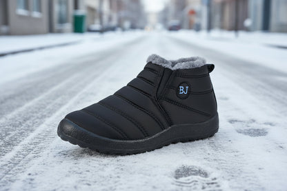 Women’s Warm Padded Lightweight Cotton Boots – Cozy Winter Non-Slip Outdoor Ankle Boots FitiqueFit