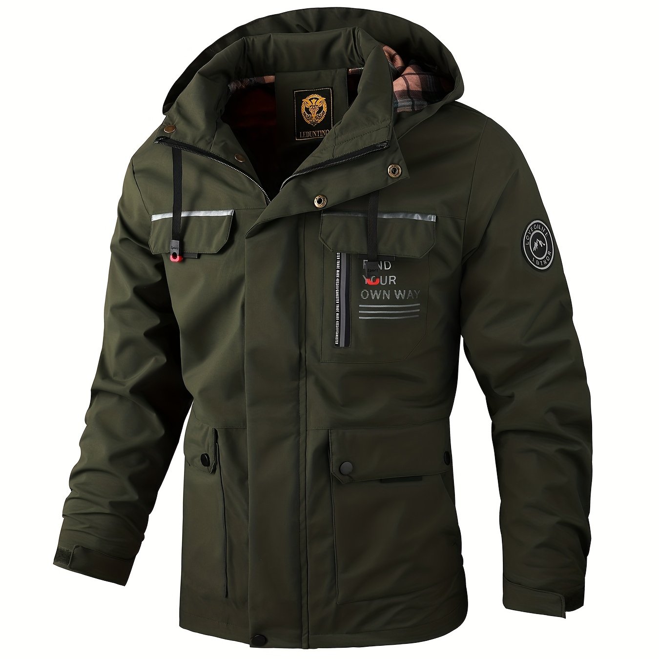 Spring and Summer Men's Fashion Casual Windbreaker Pilot Jacket Outdoor Sports Jacket NovaCart