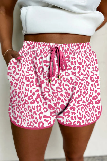 Leopard Drawstring Shorts – Comfortable and Stylish Fit See size chart under “more details” The Fashion Celestial