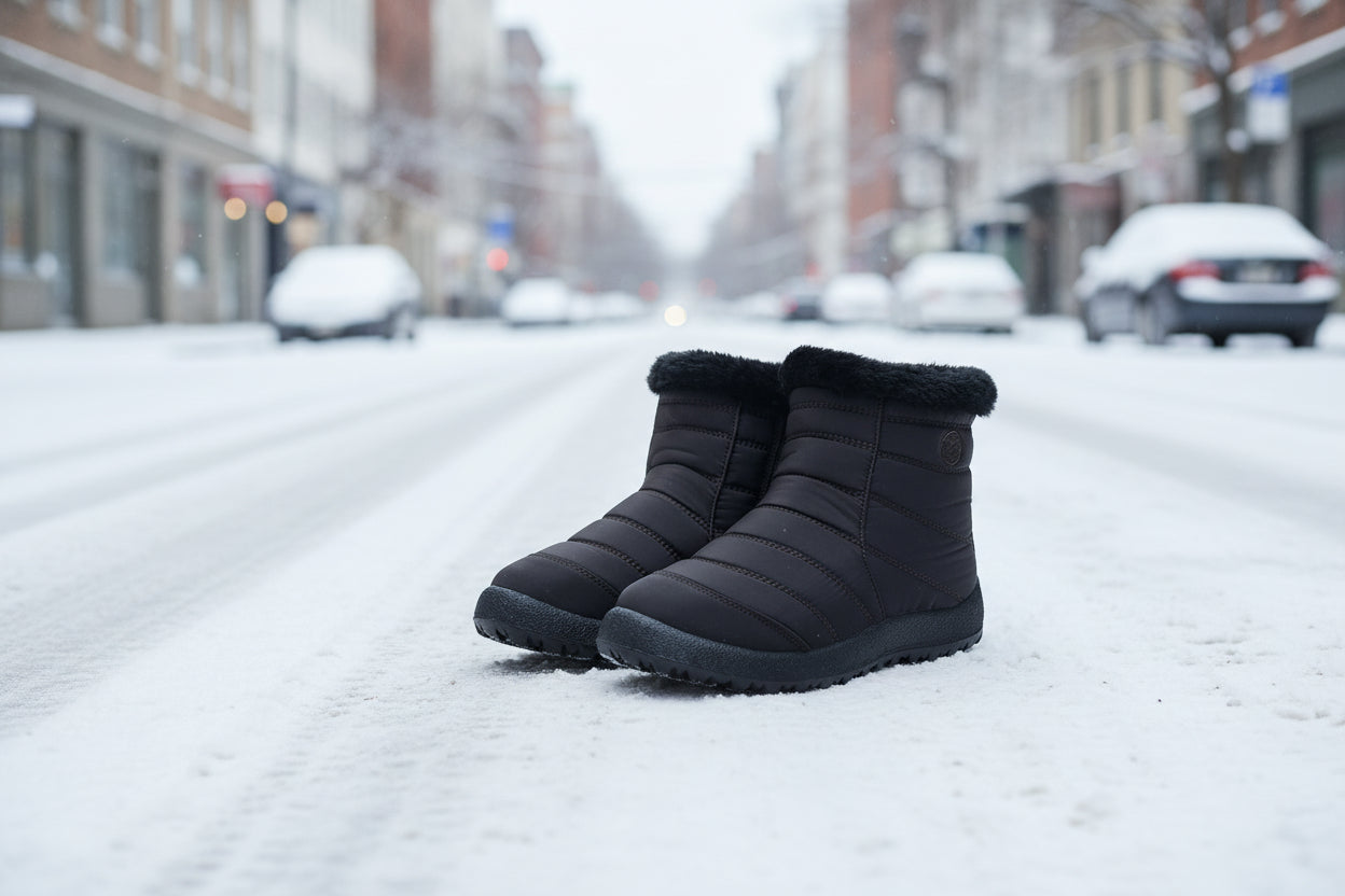 Women’s Thickened Cotton Snow Boots – Waterproof Warm Winter Boots FitiqueFit