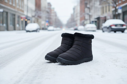 Women’s Thickened Cotton Snow Boots – Waterproof Warm Winter Boots FitiqueFit