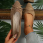 Knitted Pointed-toe Flats Shoes for Women - Ins Fashion SnagBag