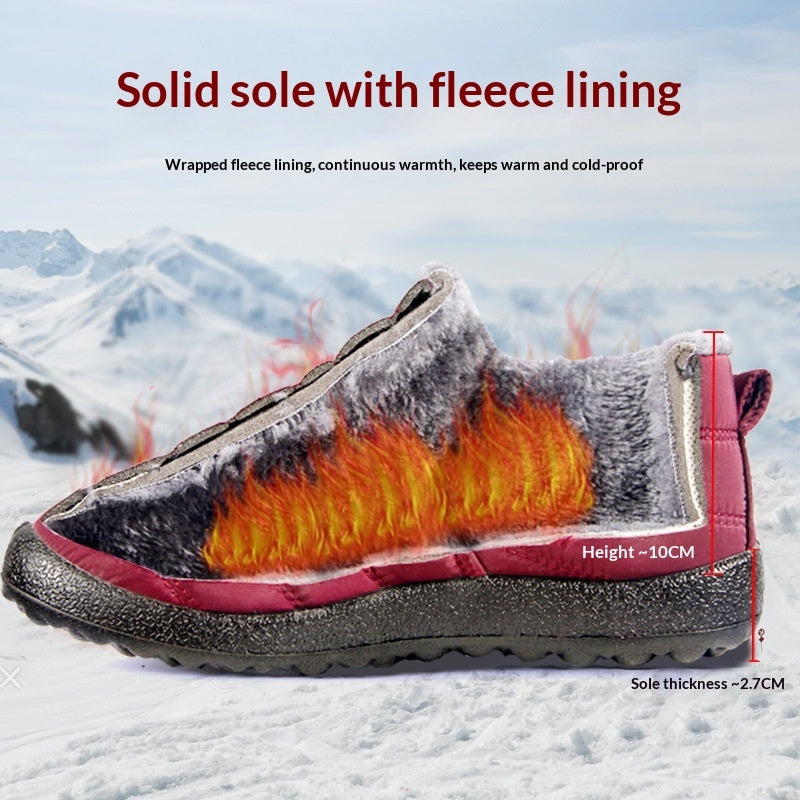 Women’s Warm Padded Lightweight Cotton Boots – Cozy Winter Non-Slip Outdoor Ankle Boots FitiqueFit