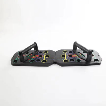 Portable Foldable Push-Up Board Set with Handles Multifunctional Fitness Equipment for Chest Abdomen Arms Back Training