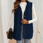 Women's Textured Sleeveless Hooded Vest FitiqueFit
