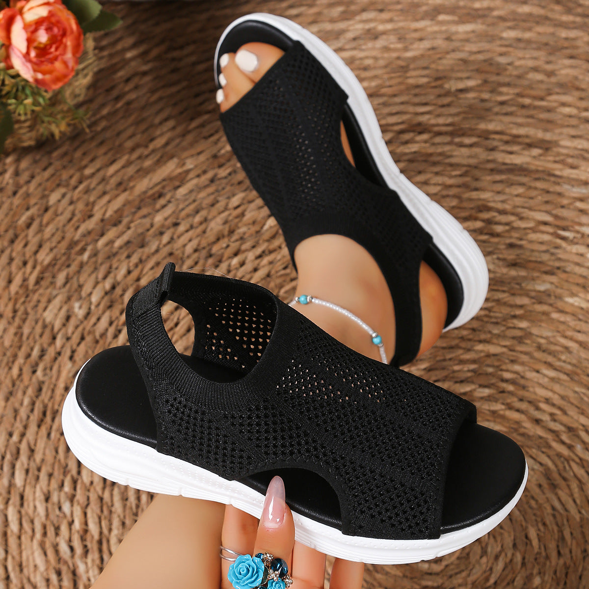 Breathable Mesh Open Toe Sandals New Era Fashion LLc