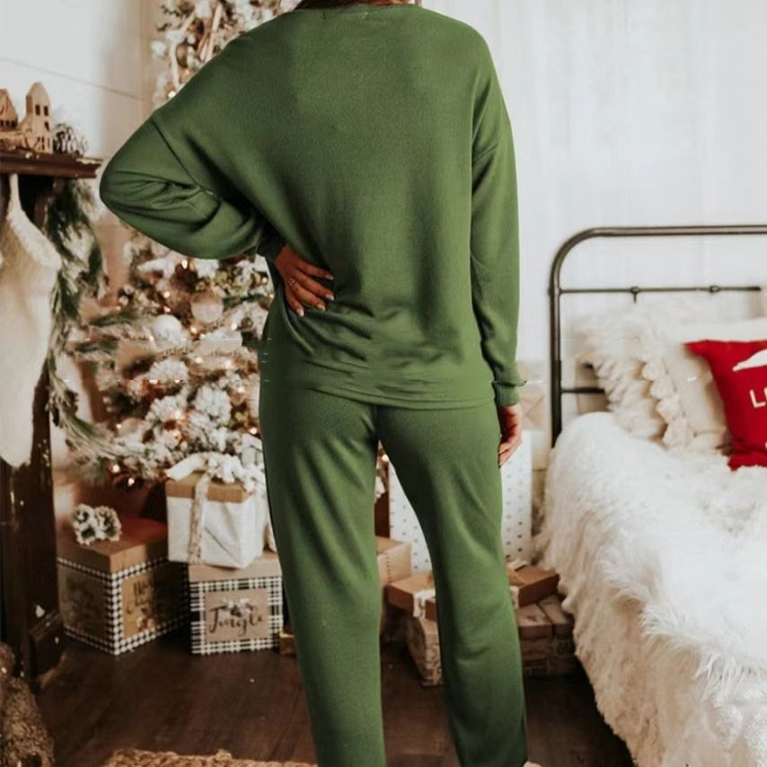 Women’s Christmas Sequin Two-Piece FitiqueFit