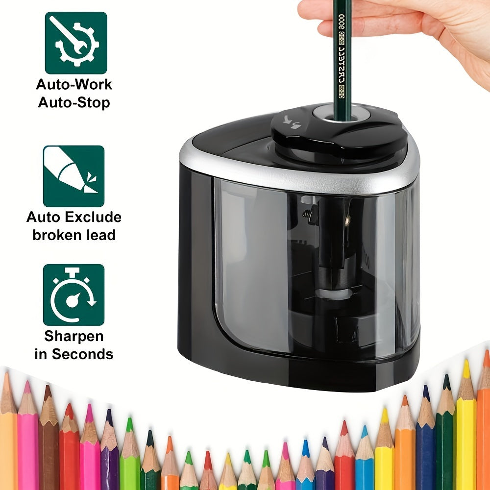 Electric Pencil Sharpener Desktop Automatic Office Stationery NovaCart