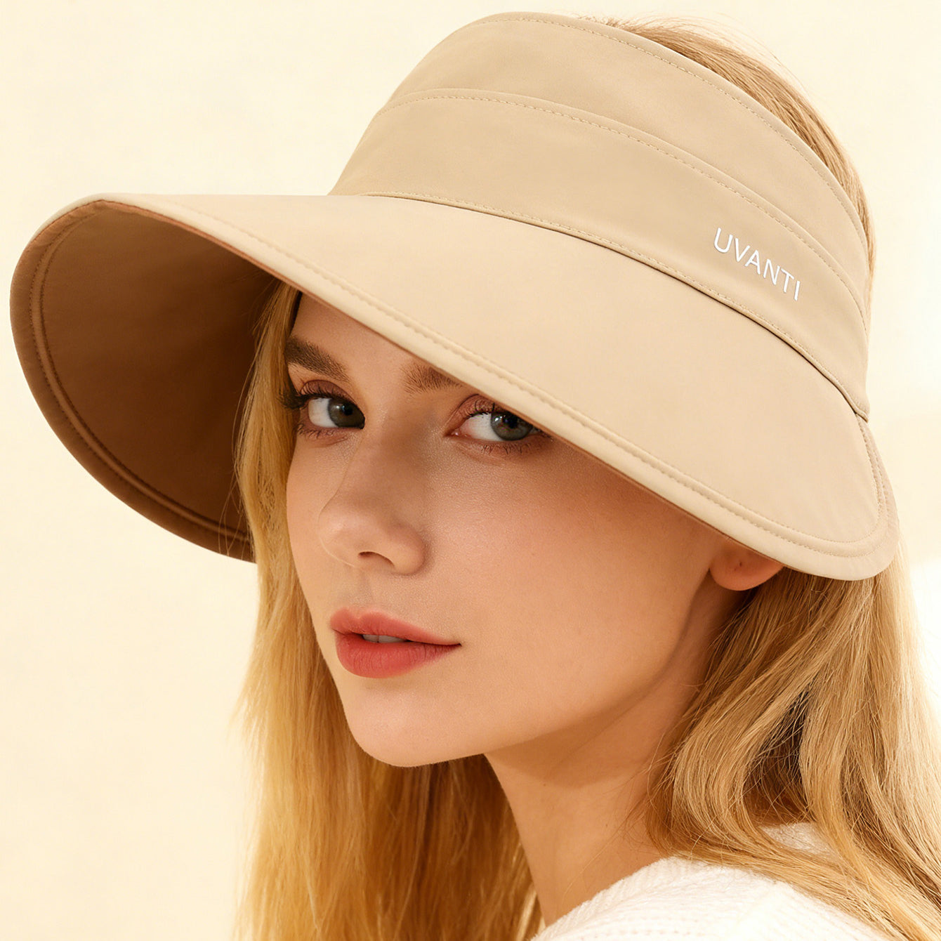 Double-Sided Wide-Brim Sun Hat – Packable Empty Crown Outdoor Hat for Women FitiqueFit