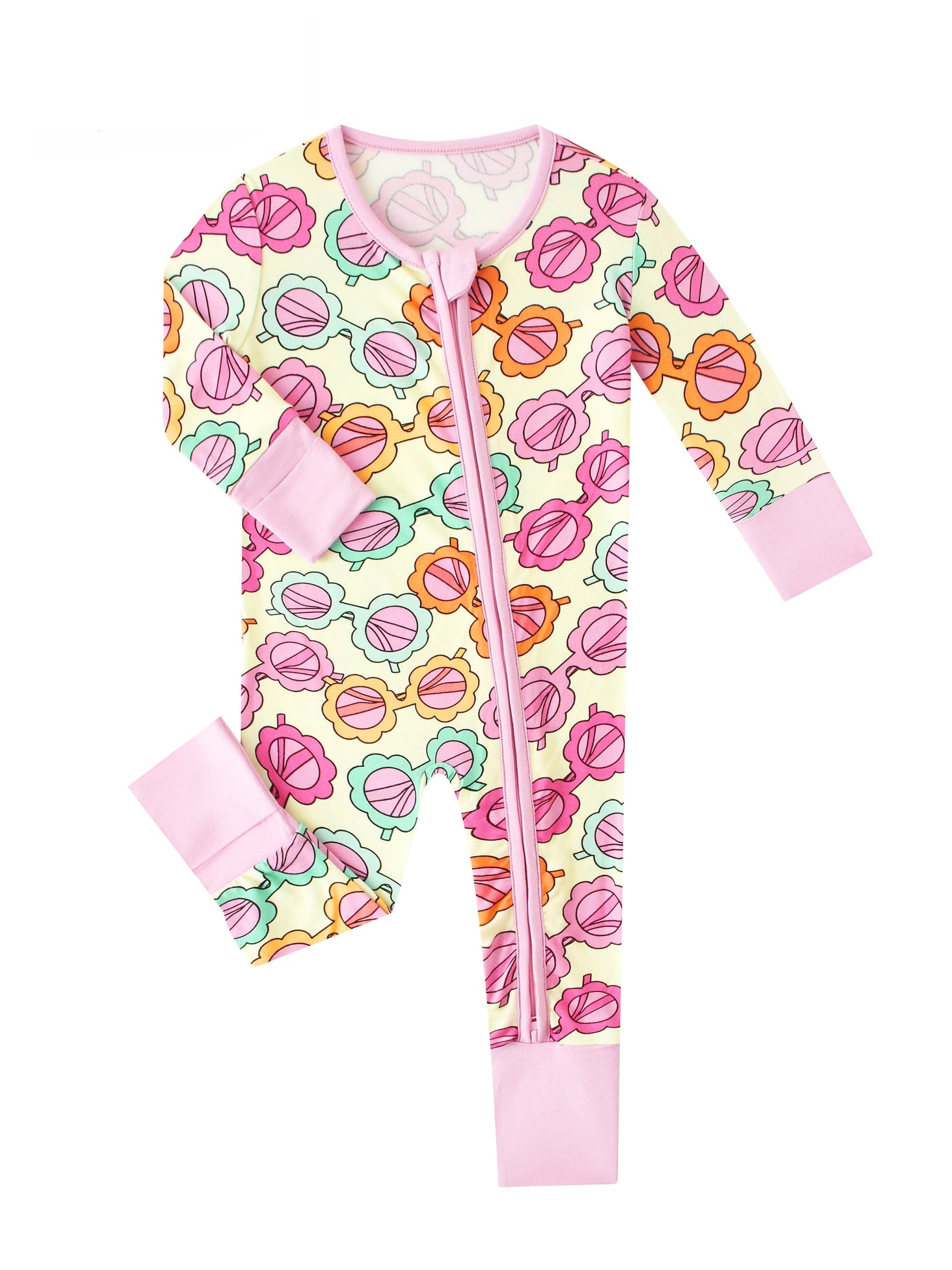 Posh TOT Sassy Shades Bamboo Baby Convertible Zippy Romper  CINCO DE MAYO PROMO - FINAL SALE Charlies Project Kids