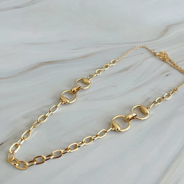 Double Equestrian Chain Necklace Shop Style & More | Fresh Looks, Everyday Deals & Free Shipping