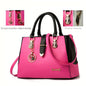 Fashionable Womens Letter Detail Shoulder Bag - Comfortable Double Handle, Spacious Purse for Work & Daily Use - Timeless Elegant Style NovaCart