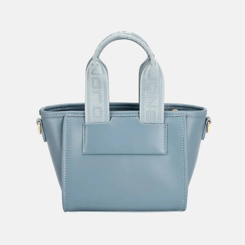 David Jones Small Handbag with Embossed Pattern Handles New Era Fashion LLc