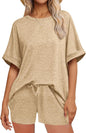 👕 Oversized T-Shirt & Drawstring Shorts Set – Ultimate Casual Comfort FitiqueFit