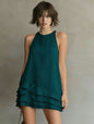 Women's Sleeveless A-Line Midi Dress Loose Fit FitiqueFit