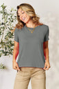 Basic Bae Full Size Round Neck Short Sleeve T-Shirt West2East Surf