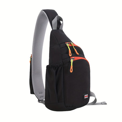 [Nylon Shoulder Bag] Nylon Shoulder Bag - Crossbody Chest Bag for Men and Women - Casual Sports Water Bottle Chest Bag - Outdoor Cycling Bag NovaCart