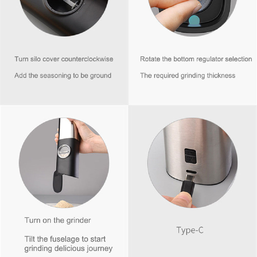 Kitchen Ceramic Pepper Electric Grinder SmartPursue™