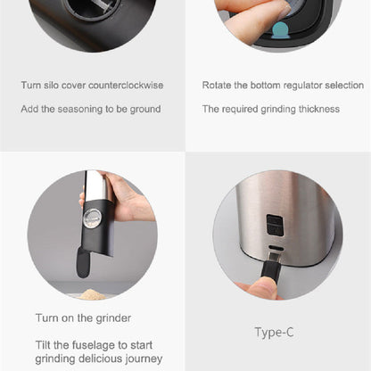 Kitchen Ceramic Pepper Electric Grinder SmartPursue™