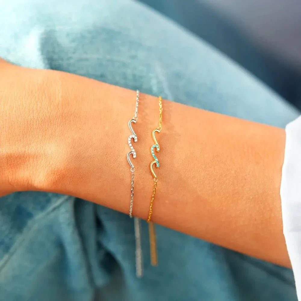 Tidecurve Bracelet Ivory Embers