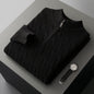 Jacquard Double-strand Thickened Long-sleeved Sweater Grayceful LLC