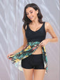 Printed Wide Strap Two-Piece Swim Set New Era Fashion LLc