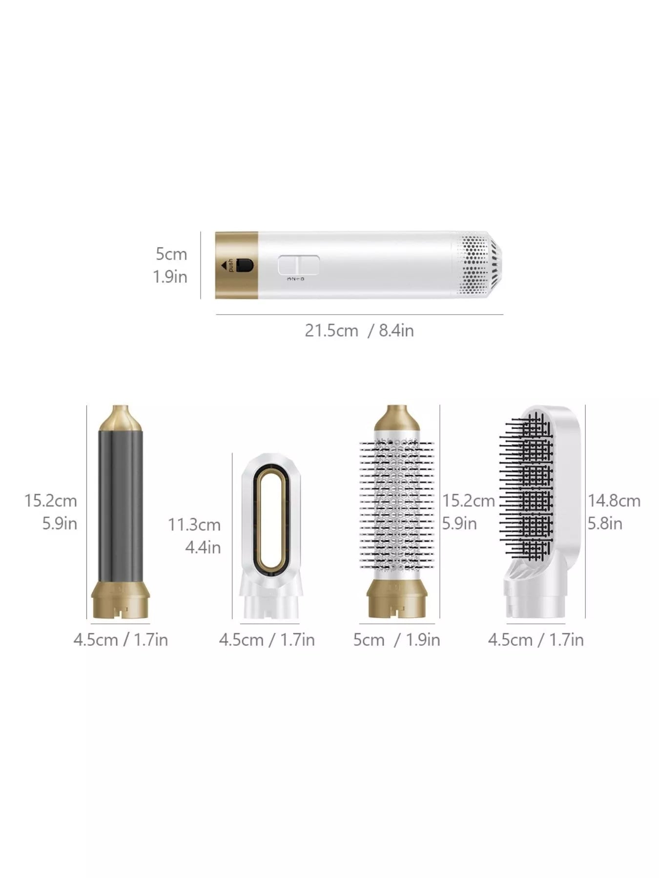 5-in-1 Interchangeable Hot Air Brush New Era Fashion LLc