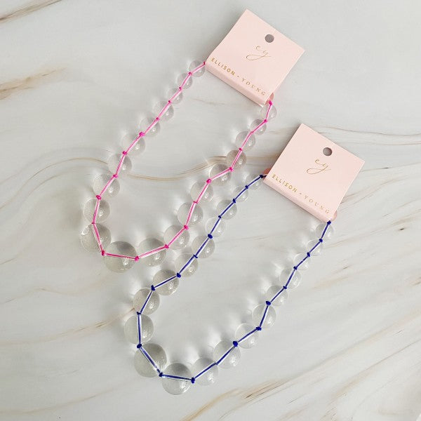Water Stone Knotted In Color Necklace Shop Style & More | Fresh Looks, Everyday Deals & Free Shipping