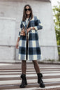 Double Take Full Size Plaid Button Up Lapel Collar Coat West2East Surf