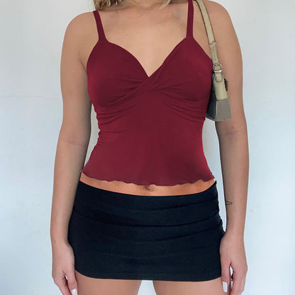 Women's Bow Camisole Backless Tank – Waist-Defining Elegance FitiqueFit
