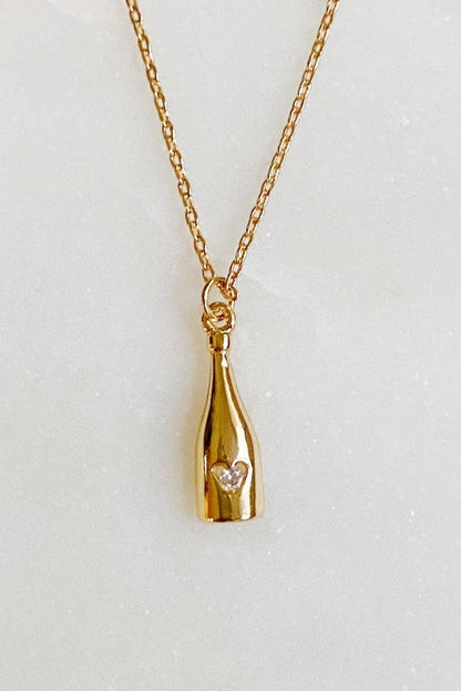 Golden Champagne Pendant Necklace Shop Style & More | Fresh Looks, Everyday Deals & Free Shipping
