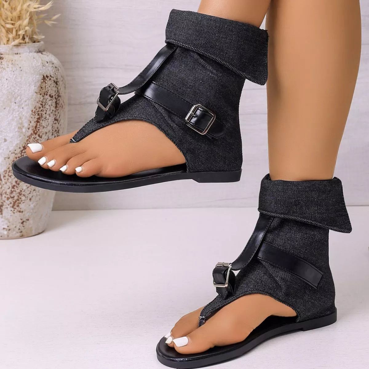 Toe Post Buckle Sandals New Era Fashion LLc