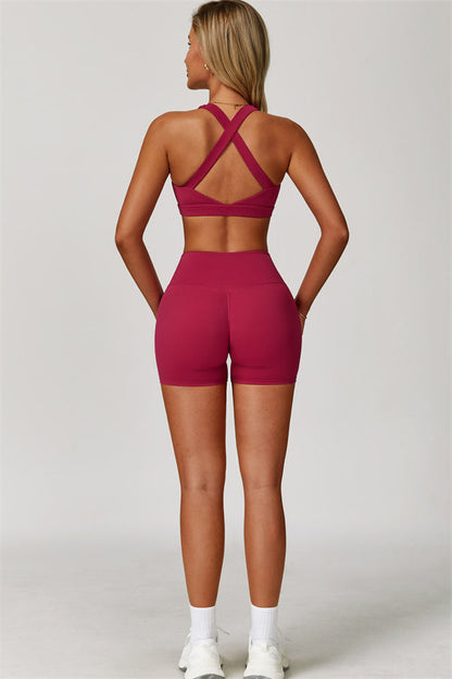 The Eloise Sports Bra Shorts 2-Piece Set Fitglutes Activewear Gymwear Sportswear & Workout Clothes