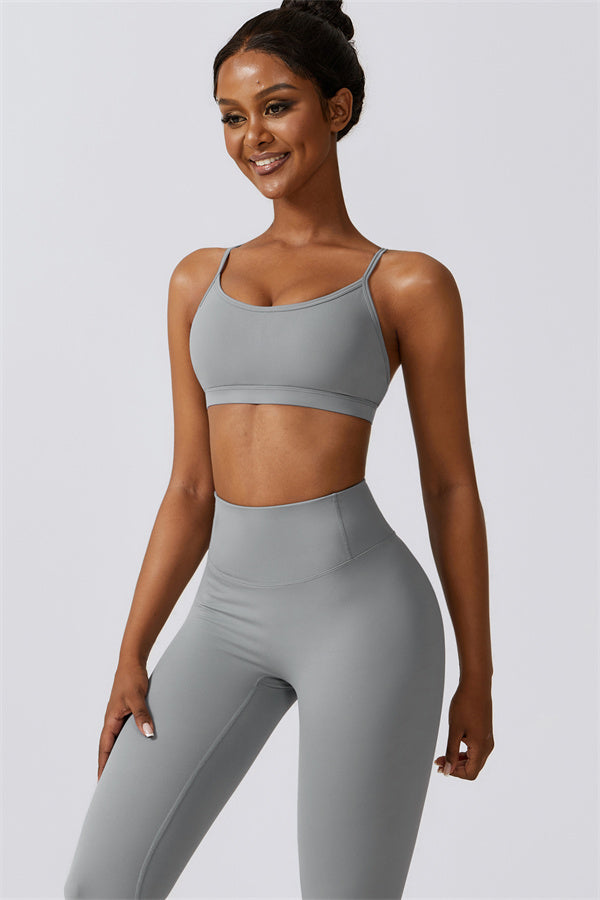 Juno Star Sports Bra Leggings 2-Piece Set Fitglutes Activewear Gymwear Sportswear & Workout Clothes