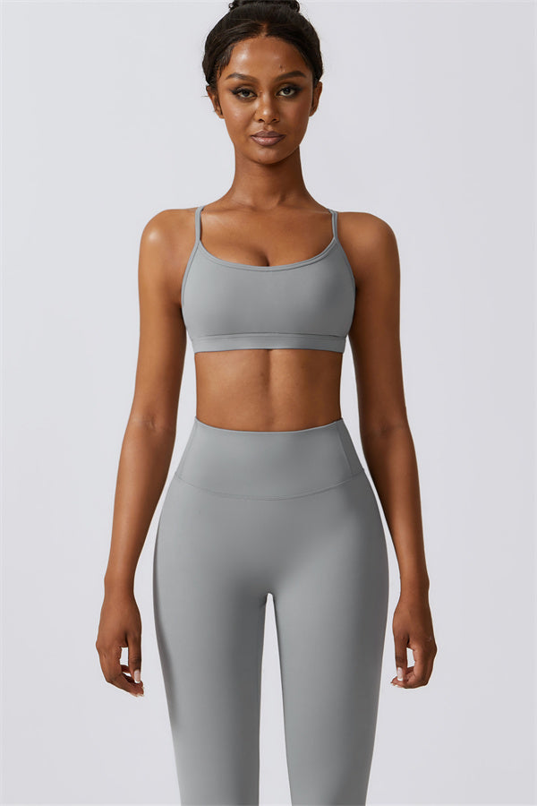 Juno Star Sports Bra Leggings 2-Piece Set Fitglutes Activewear Gymwear Sportswear & Workout Clothes