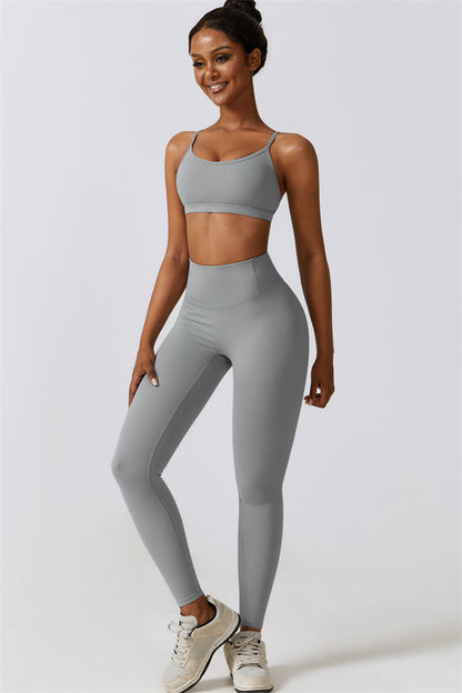 Juno Star Sports Bra Leggings 2-Piece Set Fitglutes Activewear Gymwear Sportswear & Workout Clothes