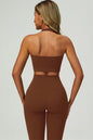 The Seraphine Halter Crop Top Leggings 2-Piece Set Fitglutes Activewear Gymwear Sportswear & Workout Clothes