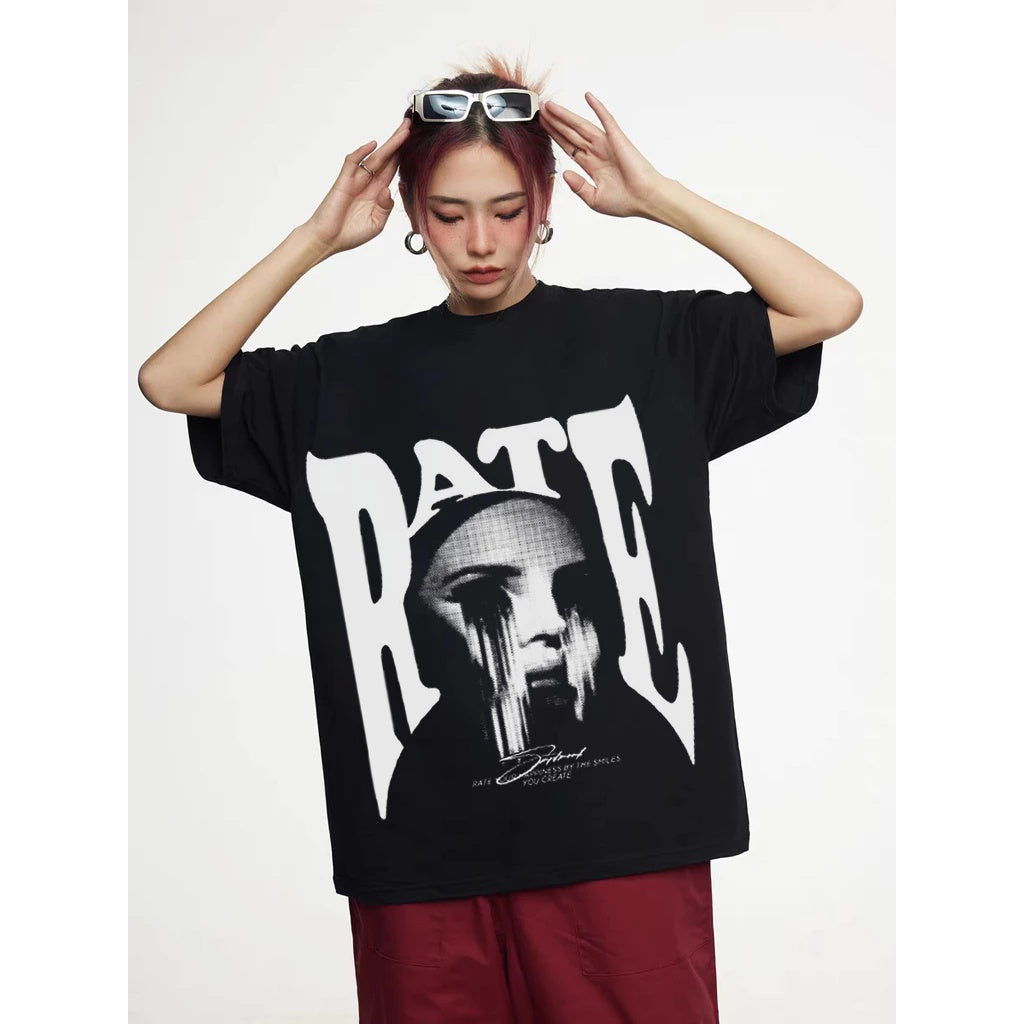 Summer New Printed T-shirt - Printed Short Sleeve Shirts FitiqueFit