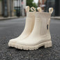 Women’s Waterproof Height-Increasing Rain Boots FitiqueFit