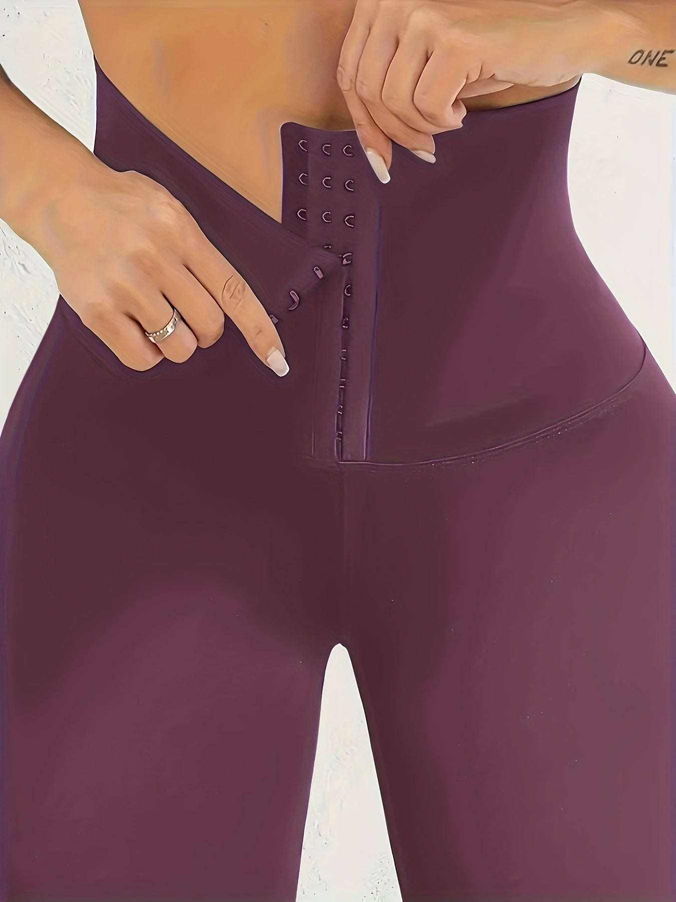 Women'S High-Waist Double-Breasted Tummy Control Leggings - Thickened, Stretchy, Button Closure, Olive Green, Long Length, All-Season Skinny Jeans for Butt Lifting & Belly Smoothing, High Waisted Leggings, Butt Lifting Appare NovaCart