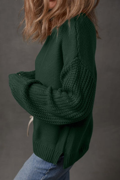 Solid Front Seam Drop Shoulder Sweater Shop Style & More | Fresh Looks, Everyday Deals & Free Shipping