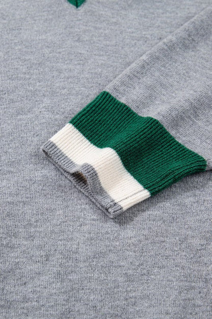 Scarlett Striped Trim Varsity Sweater Shop Style & More | Fresh Looks, Everyday Deals & Free Shipping