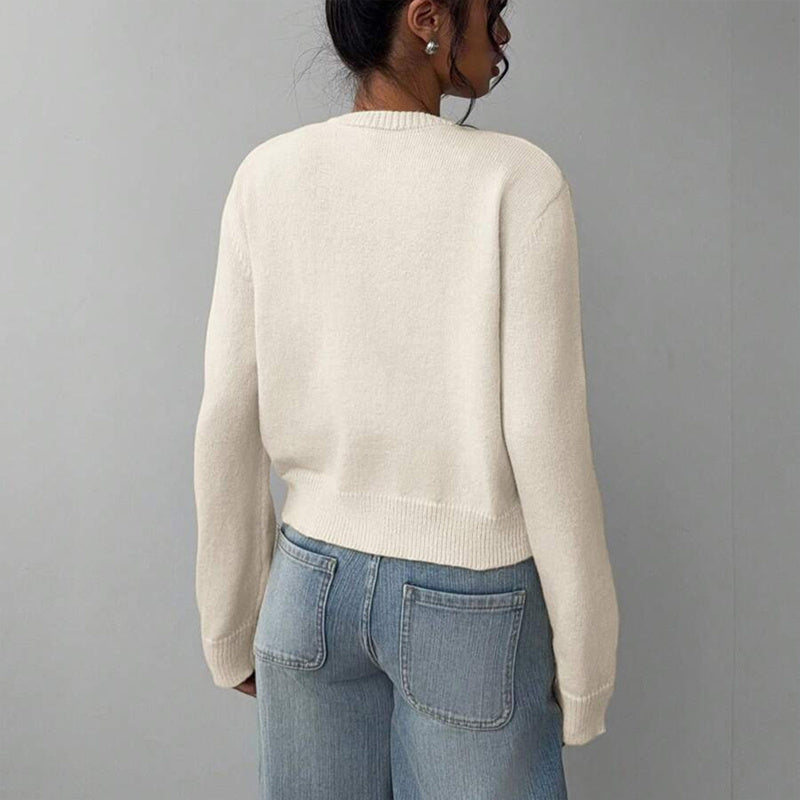 Light Ribbed Button-Up Cardigan FitiqueFit