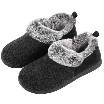 Women's Cozy Slippers, Warm Plush Lining, Faux Fleece Blend Micro Household Shoes, Indoor and Outdoor Anti-slip Sole, Preferred Gift for Holidays, Women Shoes NovaCart