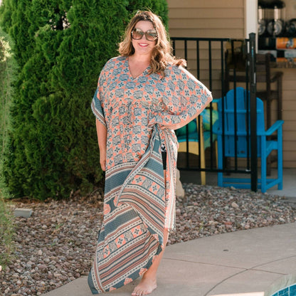 Aanya Adjustable Long Kaftan Dress