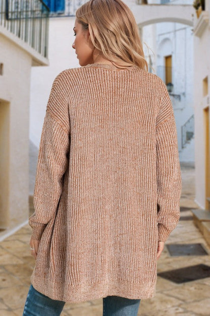 Solid Knit Open-Front Pocketed Cardigan Shop Style & More | Fresh Looks, Everyday Deals & Free Shipping
