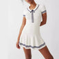 Women’s Striped Knit Midi Dress FitiqueFit