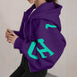 Women’s Zip-Up Printed Sweatshirt – Long Sleeve Casual Jacket FitiqueFit
