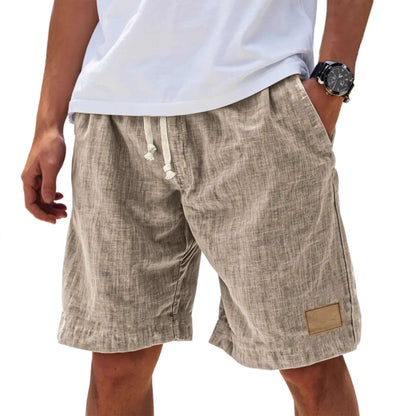 Men's Retro Breathable Linen Loose Holiday Shorts SnagBag